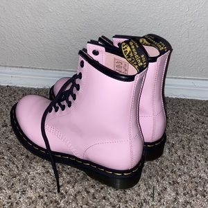 Baby Pink Patent Leather Doc Martens